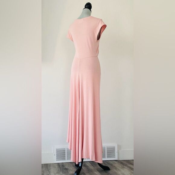 Free People FP Beach Powder Pink Maxi Dress sz L Wedding Dates Romantic Vacation - Picture 4 of 13